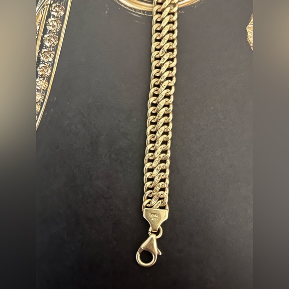 Beautiful 18k Yellow Gold Milor Double S Link
Chain Bracelet 7.25" - Picture 3 of 16